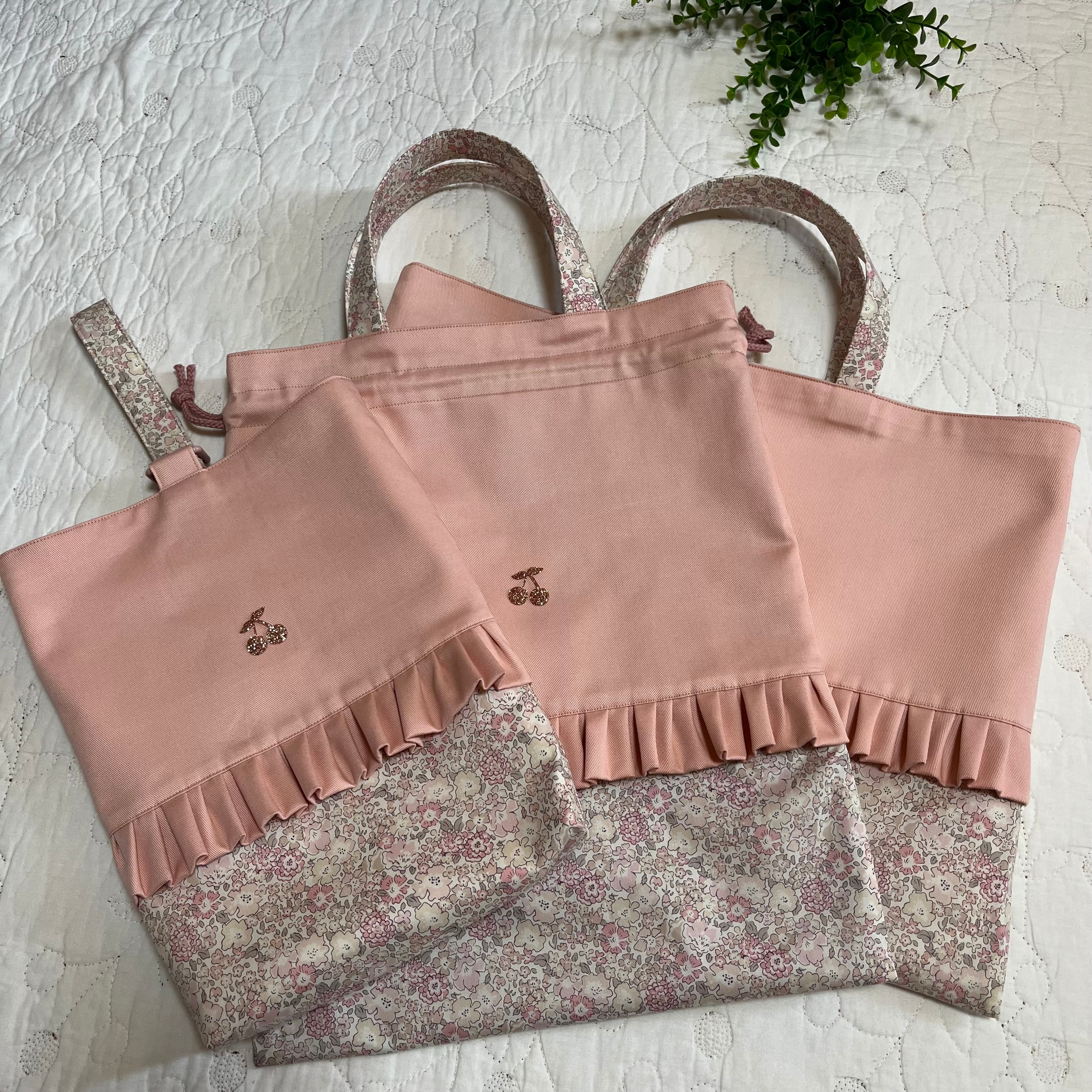 レッスンバッグ 着替え袋 靴袋 3点セット ハンドメイド リバティ