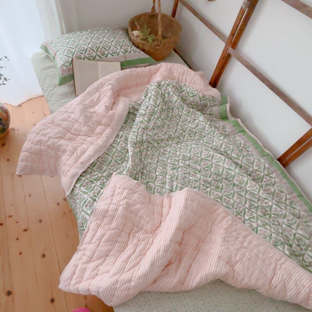 綿入りキルト | ブロックプリントキルト専門店 KUUP / カンタキルト