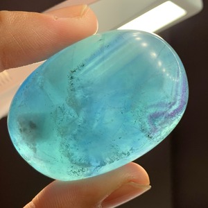 ブルーグリーンフローライトタンブル