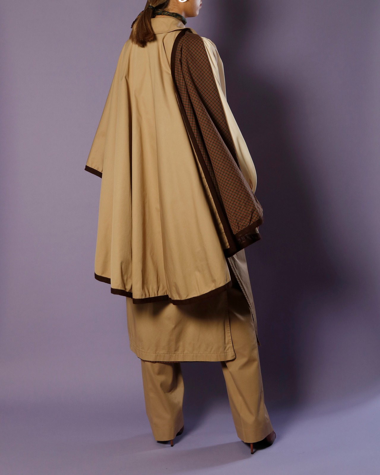 1970's Saint Laurent - Rive Gauche / Cape Coat