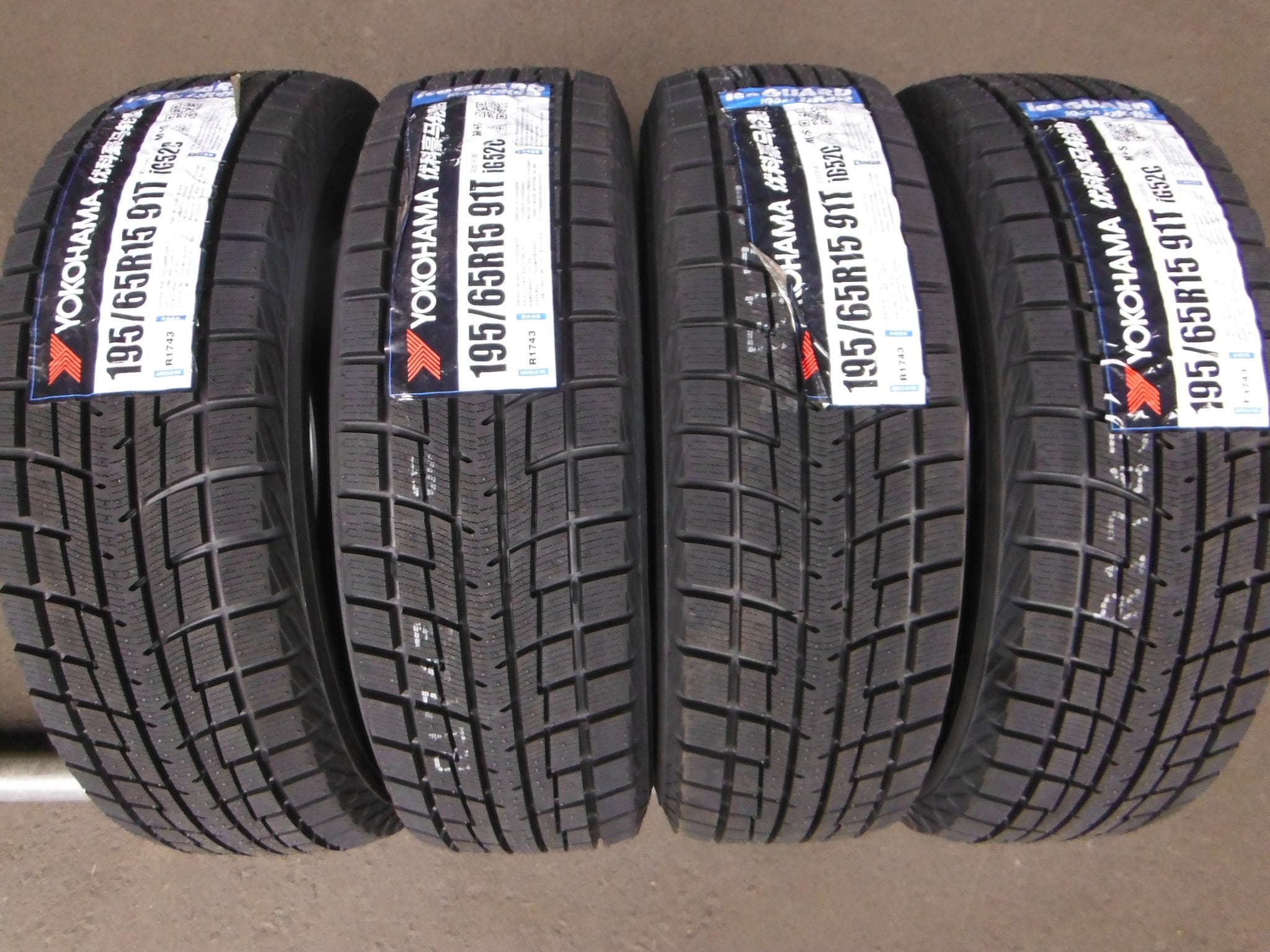 BP1 新品 4本SET 送料無料・消費税込み! 2025年製 195/65R15 91T YOKOHAMA ヨコハマ アイスガード ICEGUARD IG52C スタッドレス