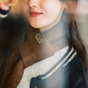 Solid Color Compact Scarf / ソリッド カラー コンパクト スカーフ マフラー