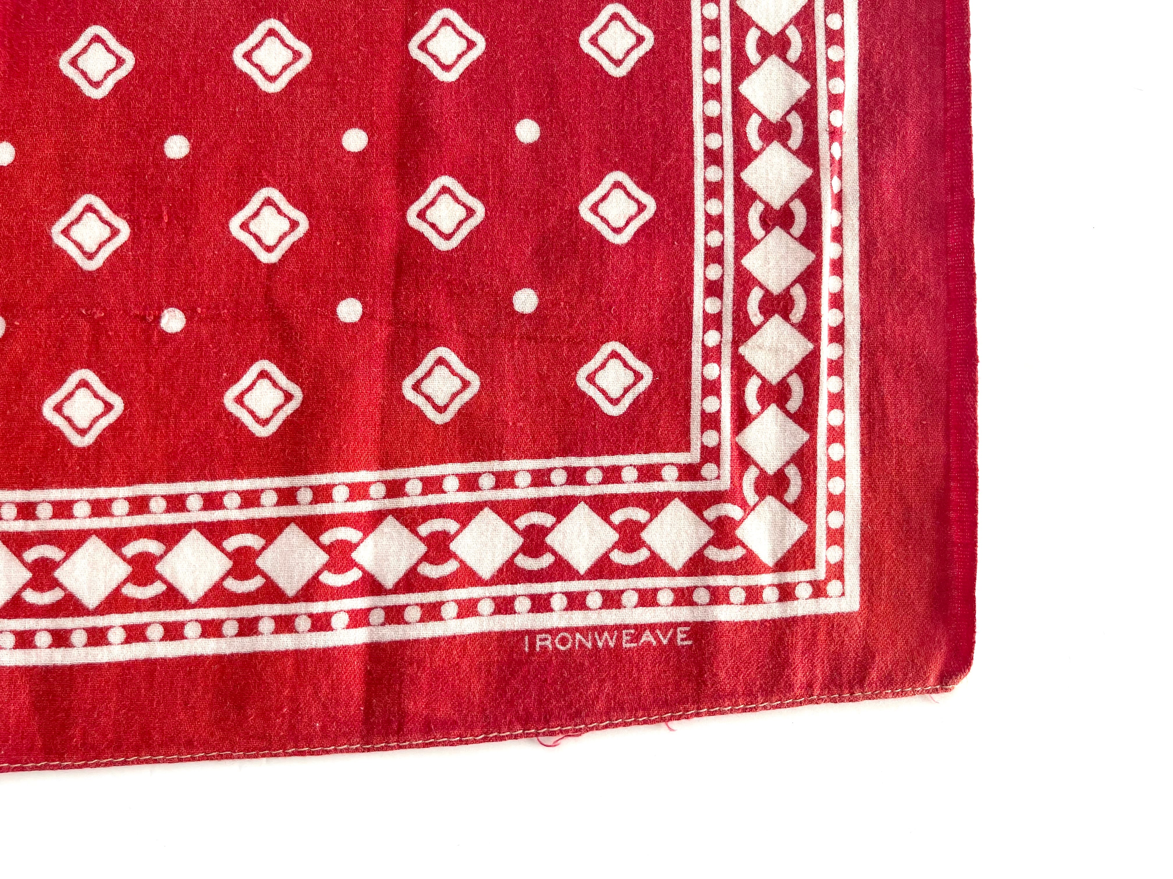 IRON WEAVE・Special】ヴィンテージバンダナ レッド | swallows