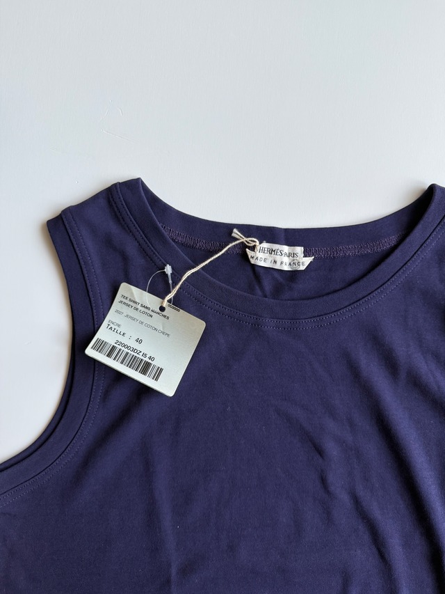 SS2000 HERMES BY MARGIELA SLEEVE LESS SHIRT
