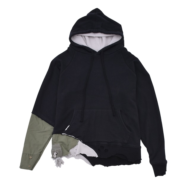 【GREG LAUREN】  FRAGMENT HOODIE  (BLACK)