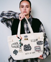 【直営限定ITEM】マルチワッペンターンロックトートバッグ TYPE-C (IVORY)　CQ-48515H