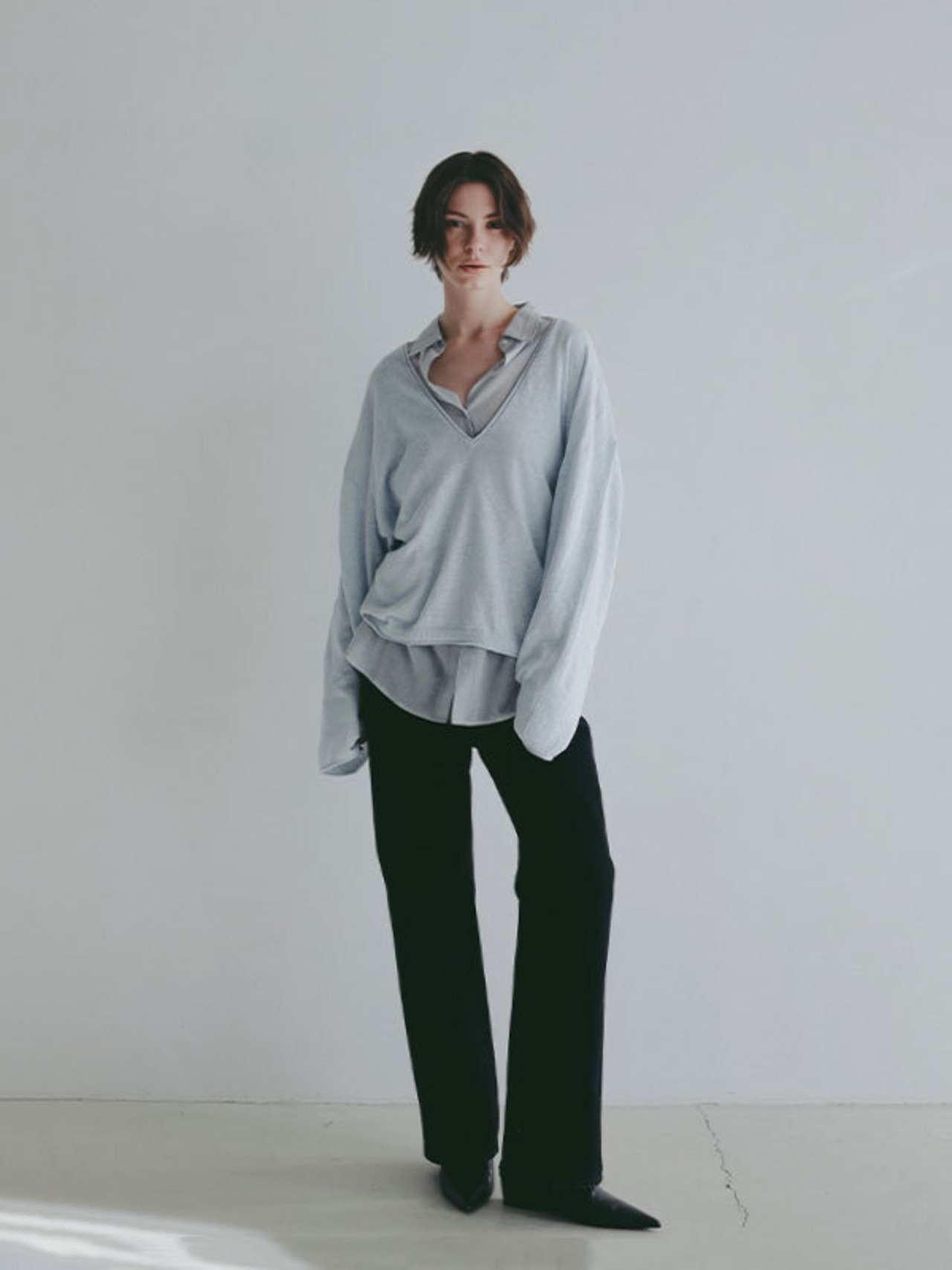 ETRE TOKYO シアーコットンシャツ 3色展開