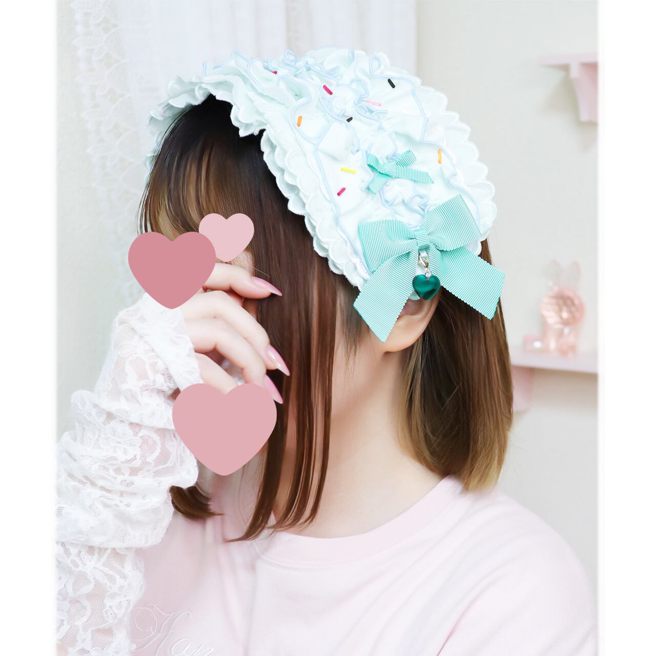 トッピングスプレーアイスヘッドドレス♡ミント♡ | Merry Merli Mellow