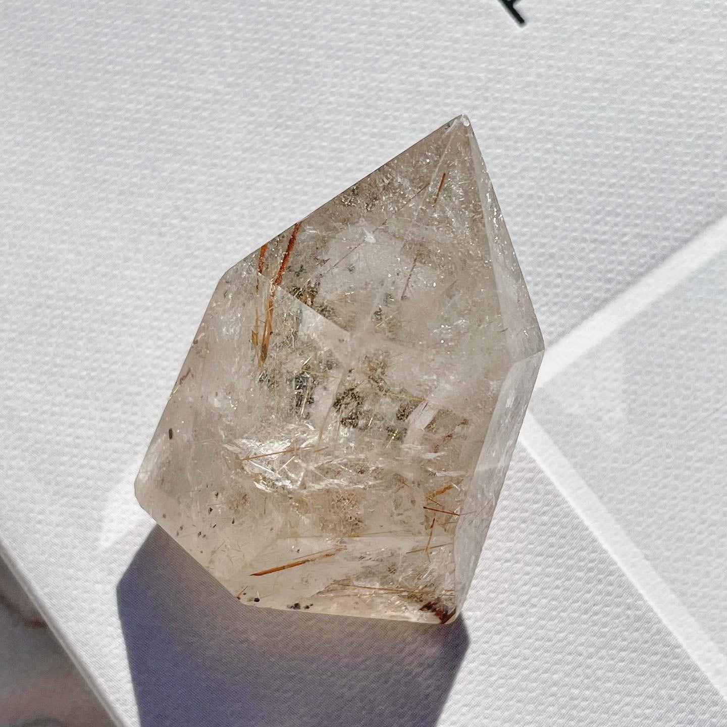 Rutilated Quartz Point 11