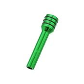 X AUTOHAUX 車のドアロックノブ 室内ドアロックノブ アルミニウム合金 インナードアロックプルピン ユニバーサル 車用 グリーン 2個