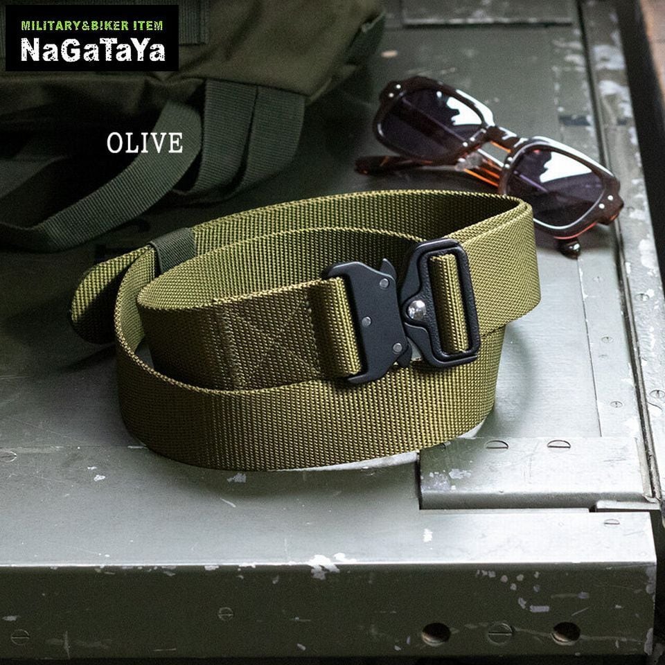 ミリタリータクティカルベルト GW0118 ワンタッチ脱着式 クリップ