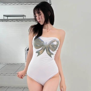 【2色】水着モノキニベアトップバックレス海温泉ビーチリボンカワセクシー WQ7-DP-A10127