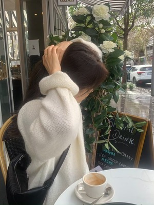 [LITER] heary alpaca knit / 3color