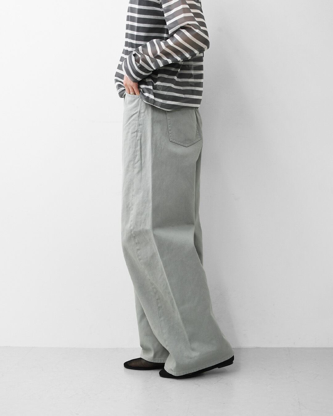 MICA&DEAL [マイカアンドディール] twist color denim pt [0126203121