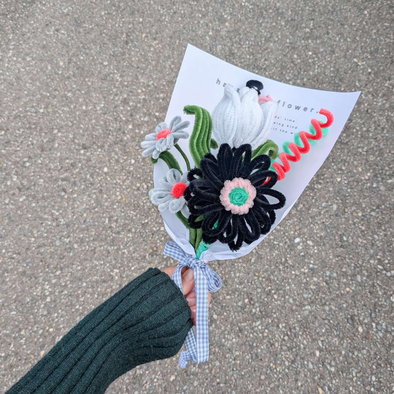 【受注生産品】oshiiro bouquet series black 【推し色シリーズ】 | fuwafuwa flower - 2