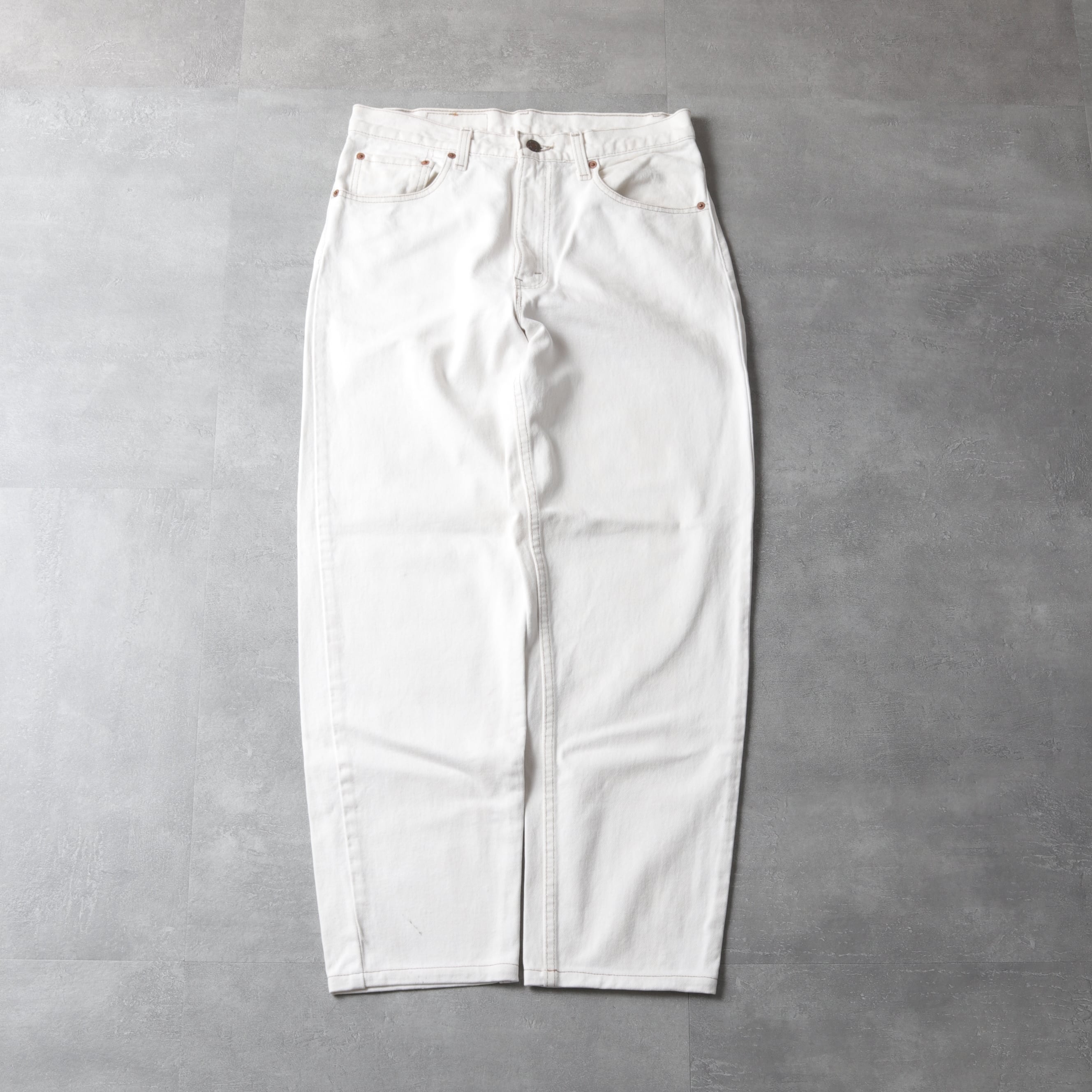 32×29] 1995s Levi's 550, White, Made in USA 126090003 | ulc