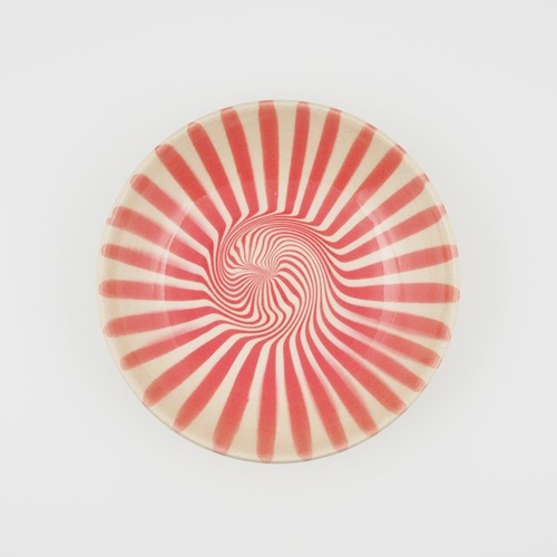 金子 司 小皿 レッド/ホワイトB