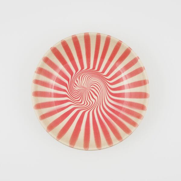 金子 司 小皿 レッド/ホワイトB