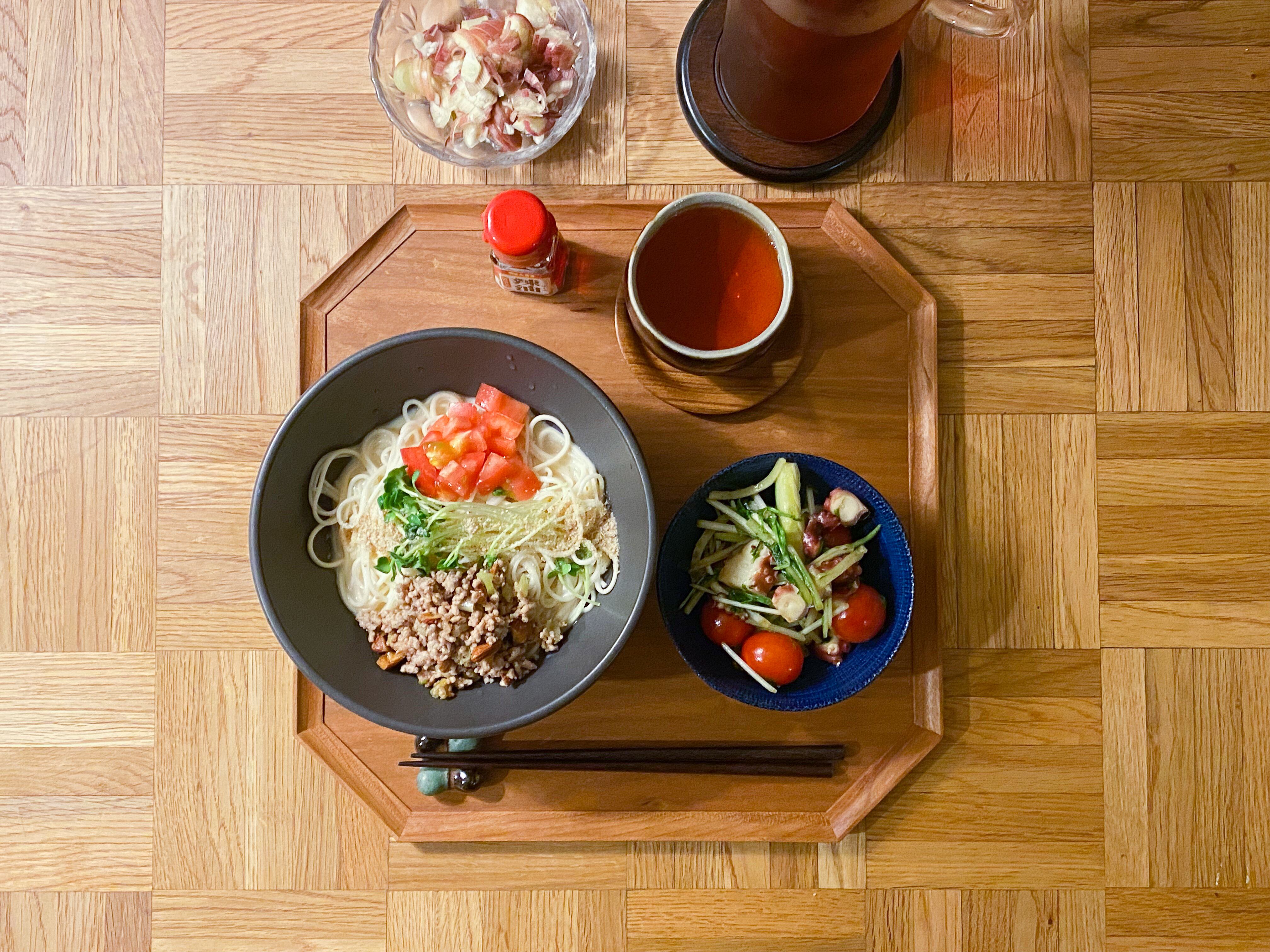 iwakagu 岩﨑翔　隅切トレー　お盆　2枚セット iwakagu 岩﨑翔 隅切トレー お盆 2枚セット 隅切トレー・大 / ブラック