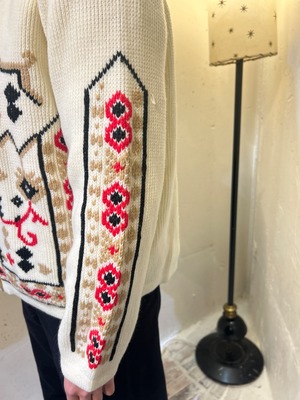 60’s ethnic pattern cardigan
