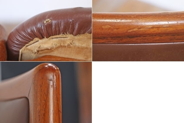 ヴィンテージ 山口木材工芸 チーク材 ダイニングチェア 椅子 低座