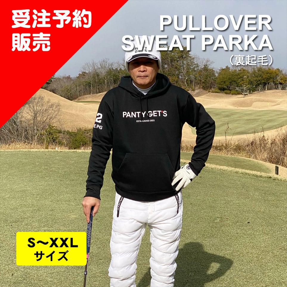 ◆ガッチャゴルフ　メンズ　長袖 厚手 ジャケットパーカー　M　裏起毛　美品 裏起毛 プルオーバーパーカー（受注生産ご予約商品） | PANTY GET'S