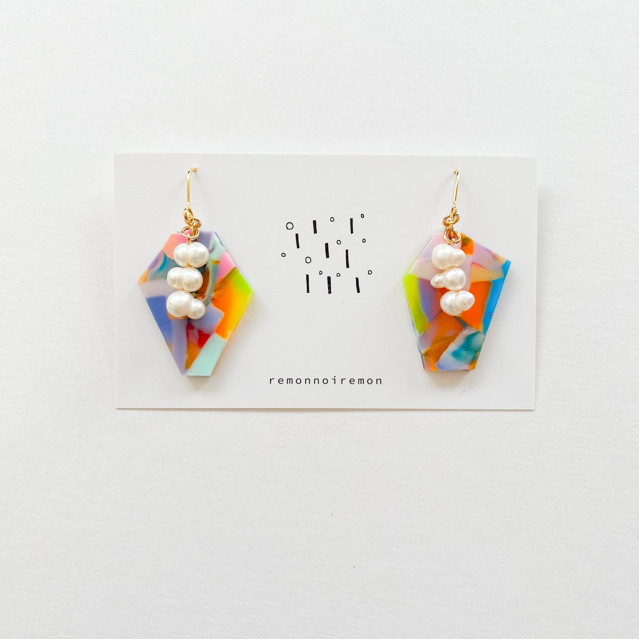 (淡水パール）カケラピアス/イヤリング