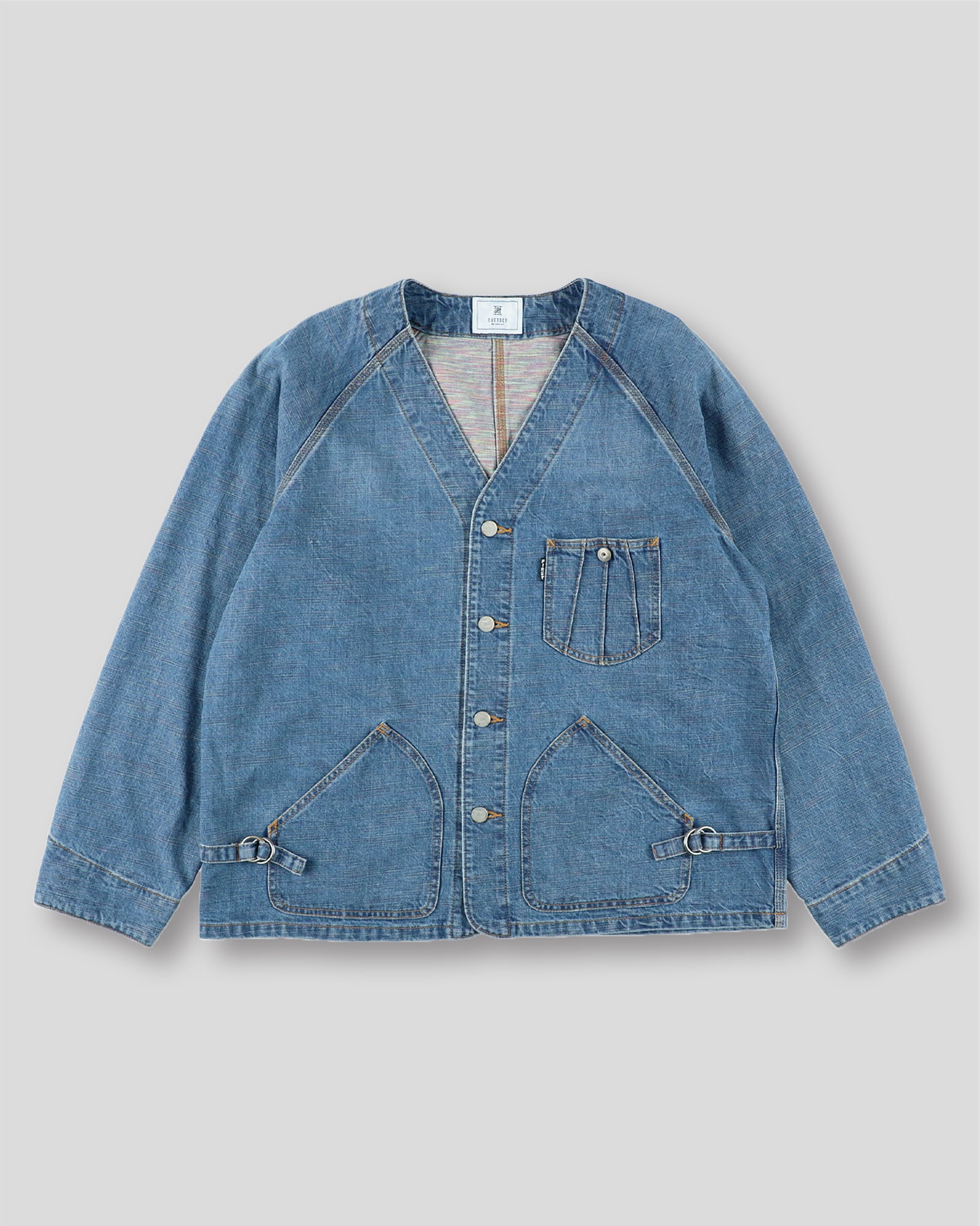 INLAY DENIM ENGINEER JACKET “Royston” INDIGO【FADED】
