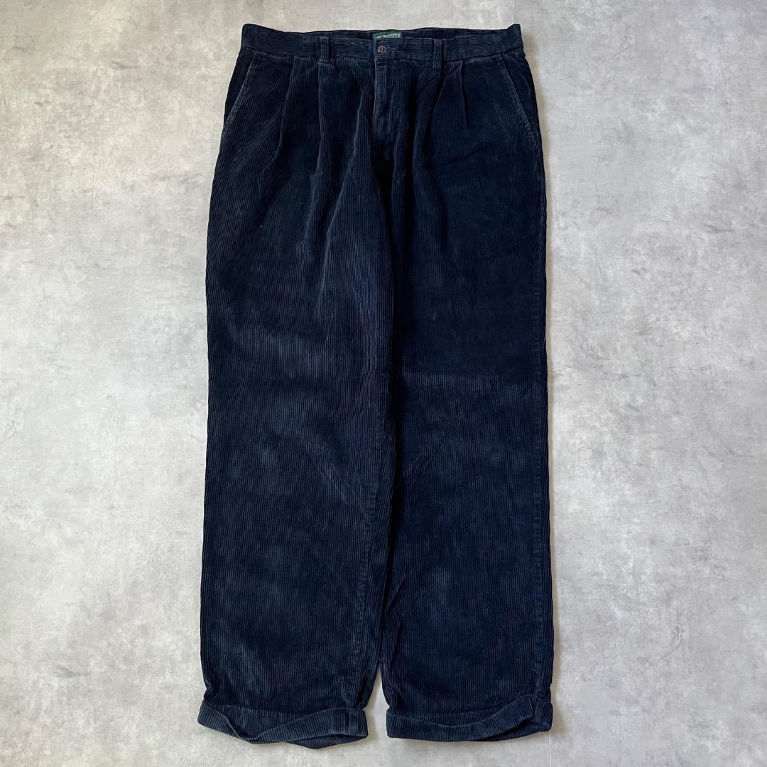 ドッカーズ リーバイス W36 コーデュロイ チノパン 00s 紺 18175