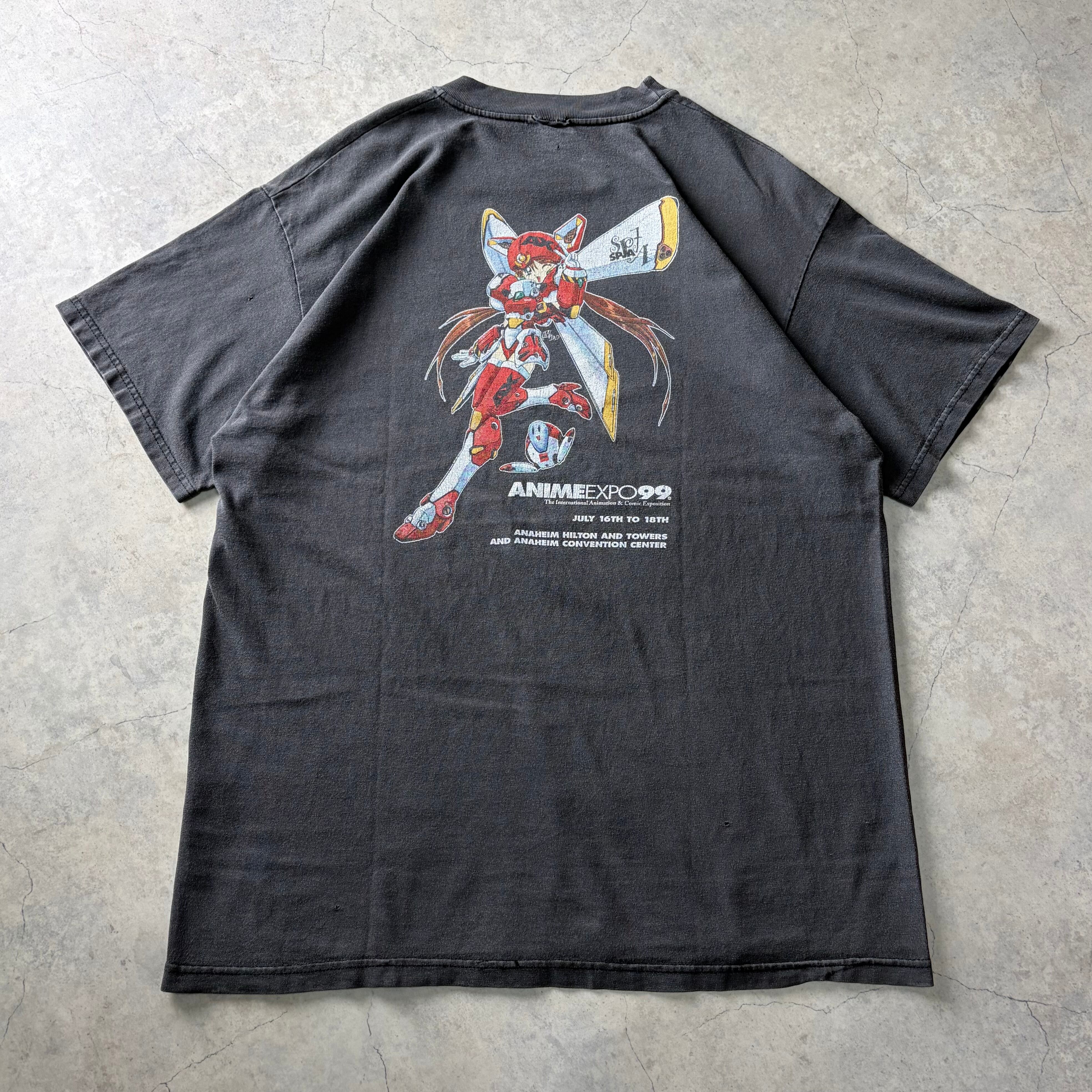 ドラゴンボールZ Tシャツ 00s y2k ゴテンクス 当時物 グレー サイヤ人