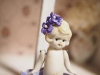 パープルローズの花の精　ジャパンビスク（キズあり） 画像5
