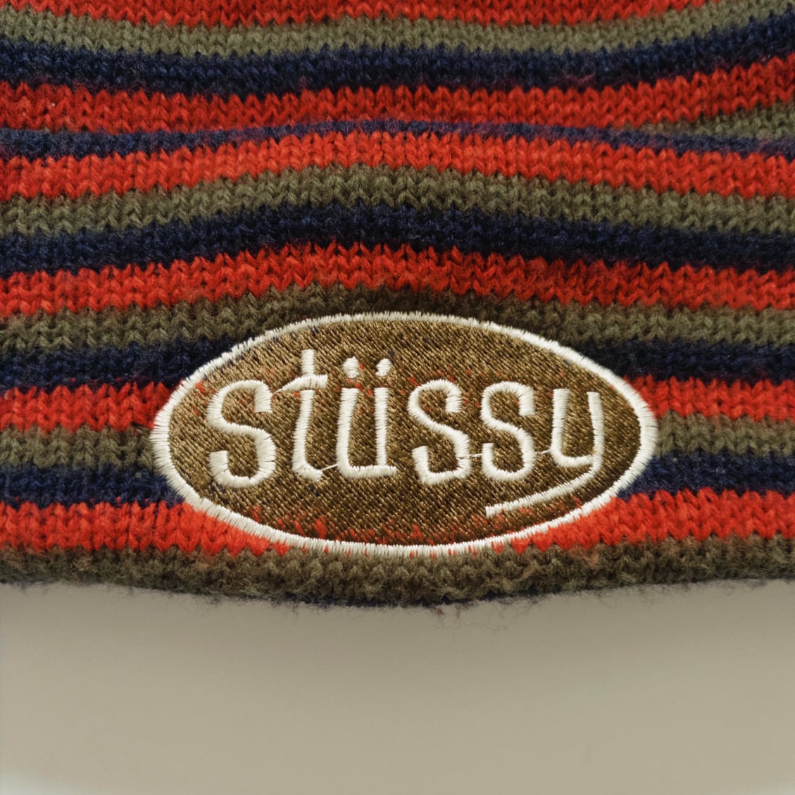 80s 90s Stussy ロングビーニー　ボーダービーニー　old 80s~90s Old Stussy Beanie | B@ssick