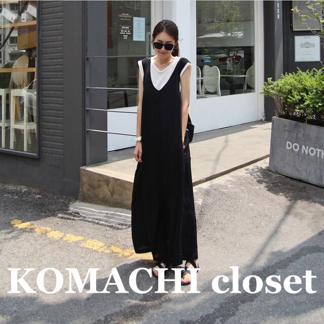 【送料無料】 オールインワン ジャンプスーツ オーバーオール ノースリーブ ワイドレッグパンツ ハイウエスト ルーズ 韓国 レディース かわいい 可愛い キュート 大人可愛い 大人女子 シンプル きれいめ カジュアル 大人 気品 上品 おしゃれ お洒落 こなれ感 きちんと 大人女子 クール エレガント フェミニン S M L XL ブラック 夏 オルチャン 10代 20代 30代 女子会 デート お泊まり 休日 旅行 普段使い 重ね着 コーデ トレンド 脚長 美脚 スタイル 楽チン