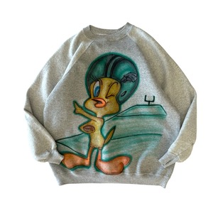 90's WB "Tweety" raglan sweat shirt