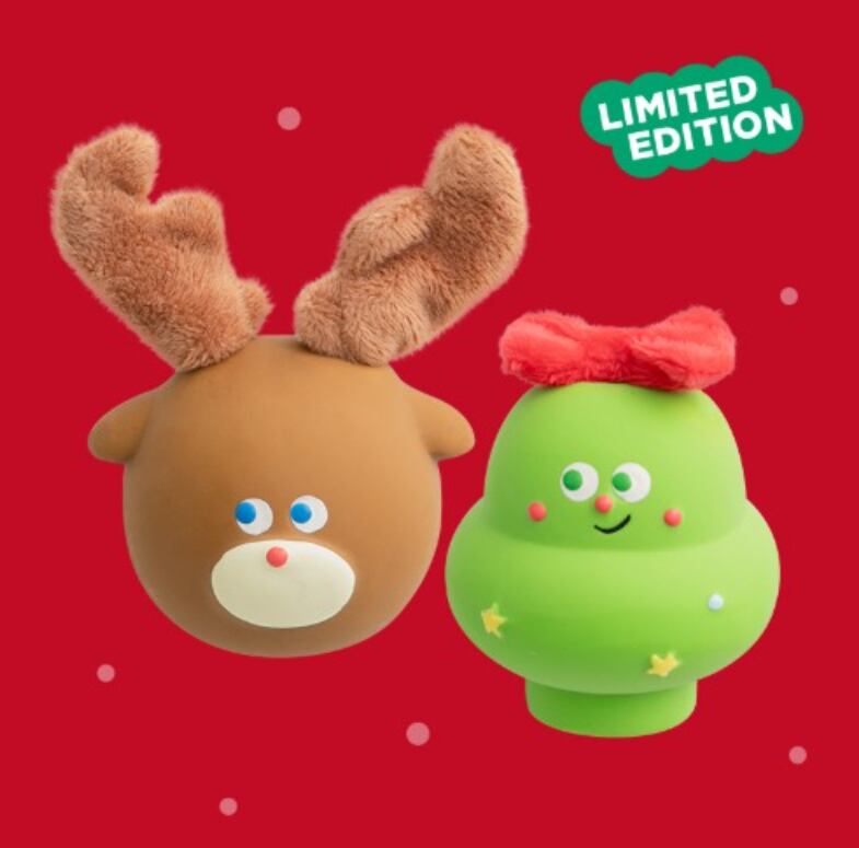 在庫確保済【BITEME】Furry Christmas Latex Toy - Rudolph & Tree