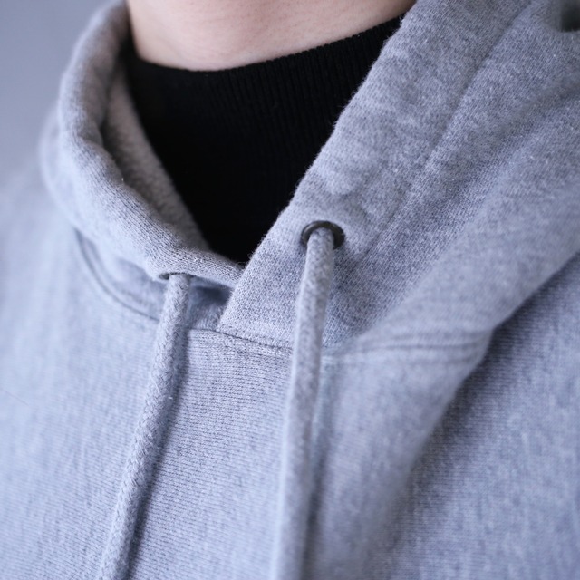 "GAP" over silhouette front logo sweat parka