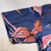 HOUSTON/ヒューストン x伊藤若冲COTTON RAYON ALOHA SHIRT(魚くし)/アロハシャツ