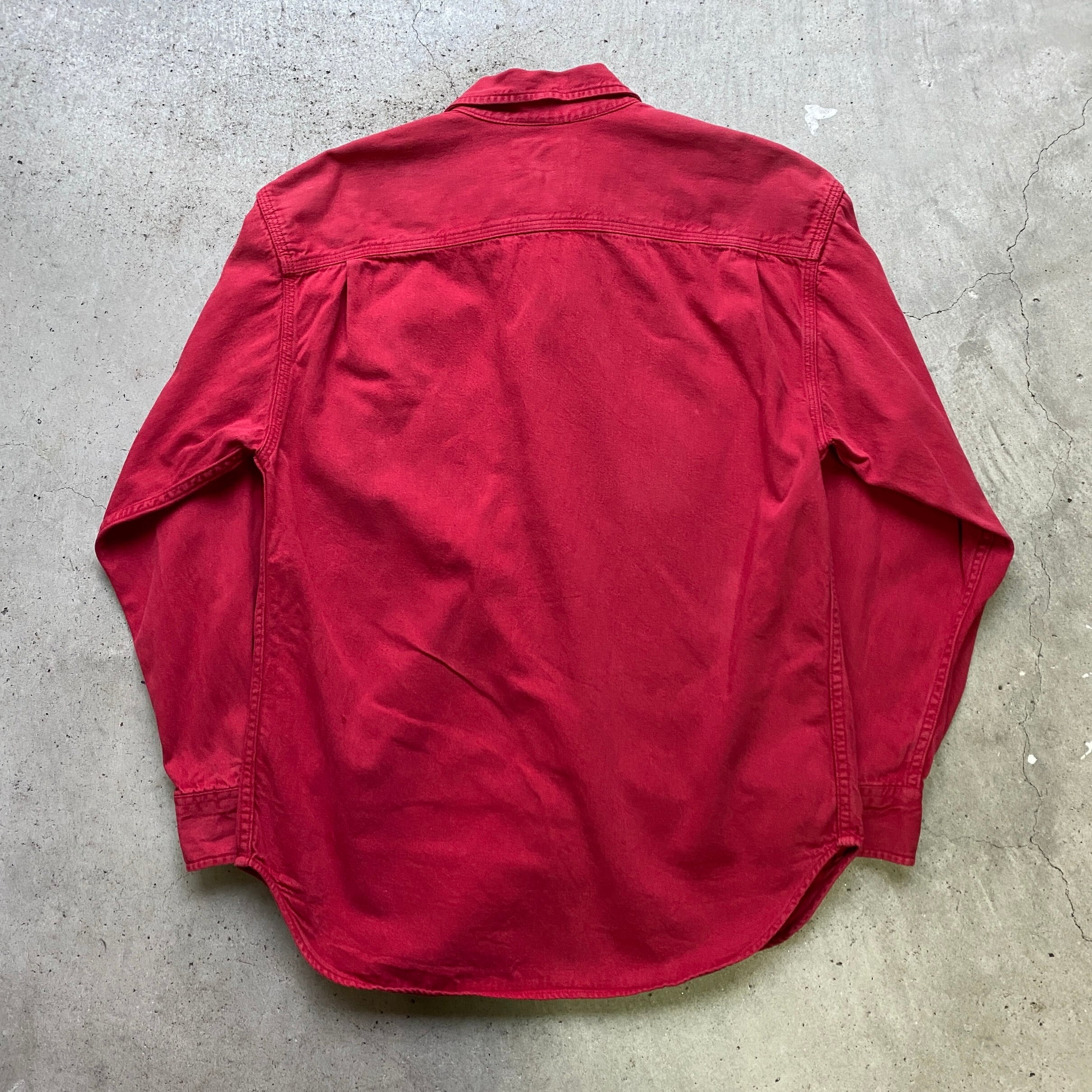 90年代 ラルフローレン ポロカントリー コットンツイル 長袖シャツ