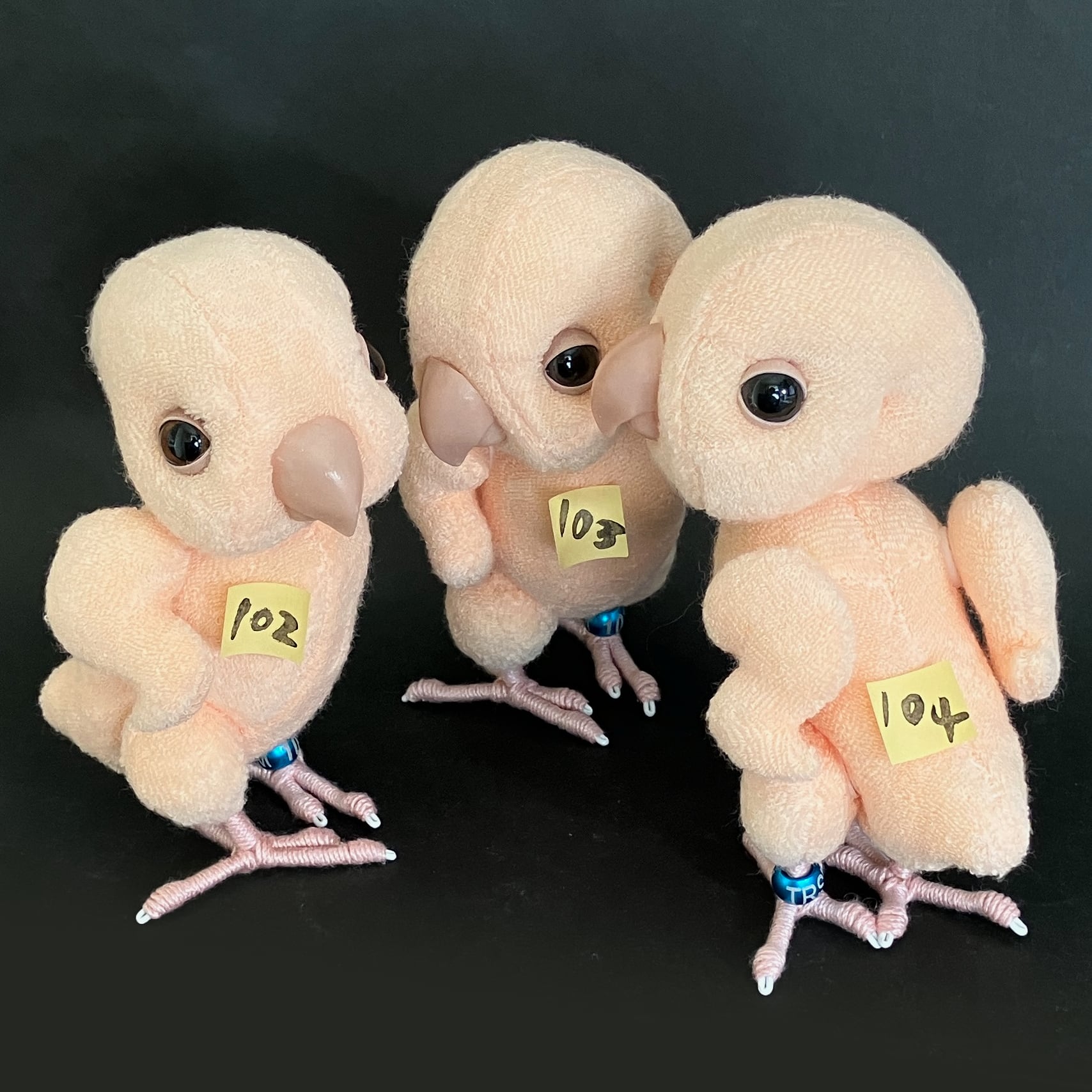 っぽい鳥人形（足の関節あり） | 鳥さんのおしめを作る会