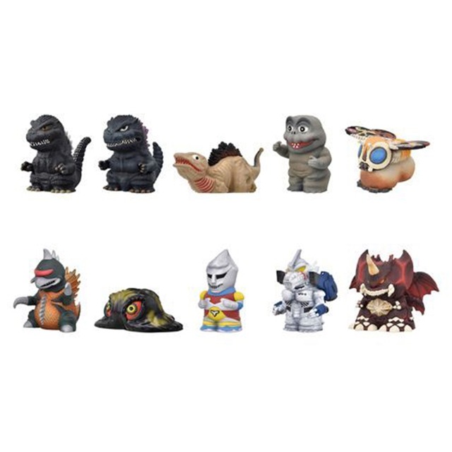 【ロット販売】【10入】ソフビパペットマスコット2 ゴジラ(7702855)
