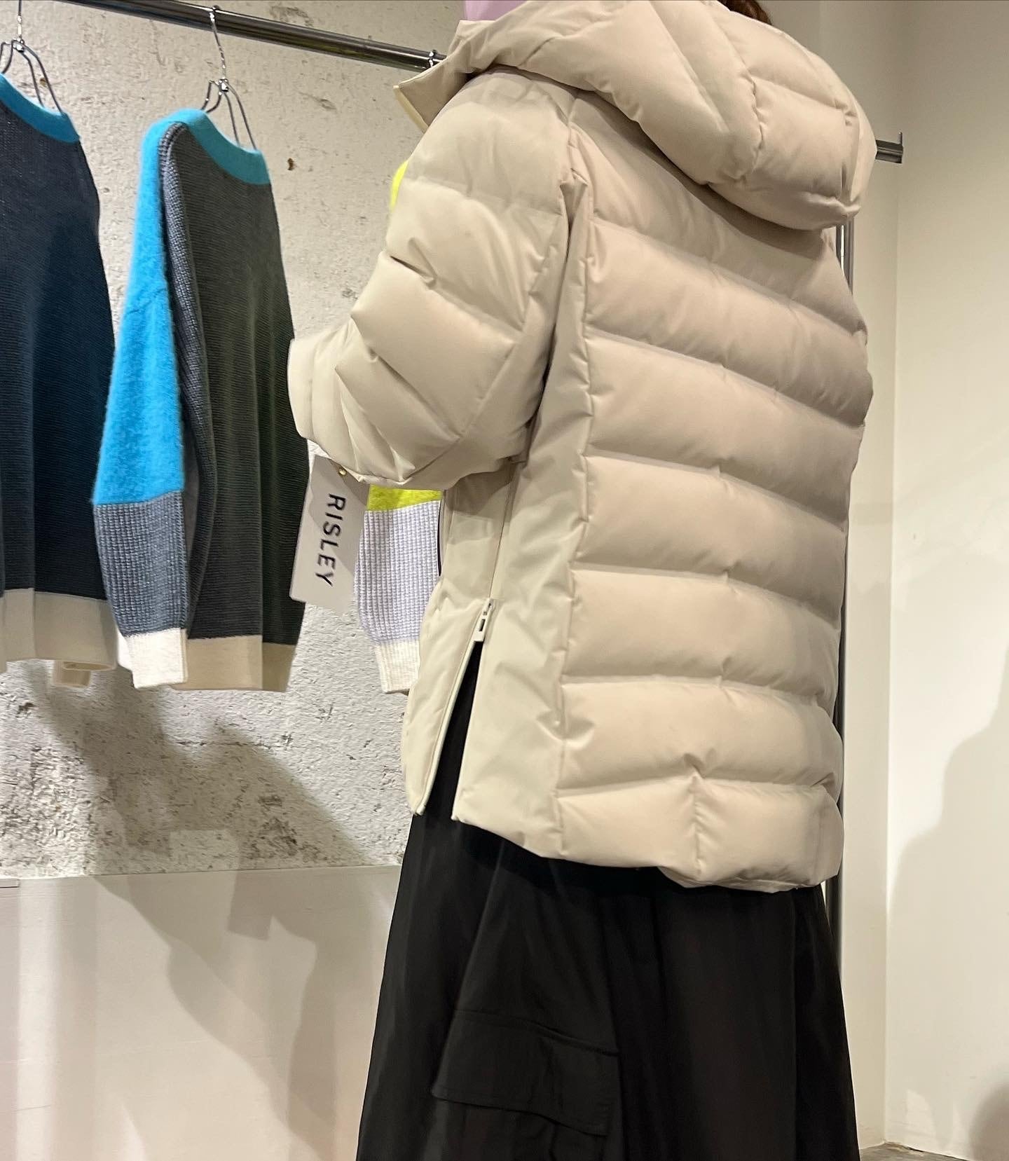 リズレイ RISLEY risley シームレスステッチダウンジャケット | Sister