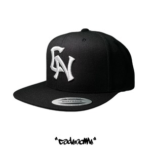 CODENAME「"CN" Logo Flat BB Cap Black」