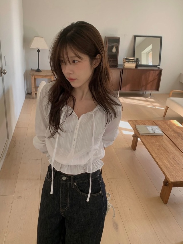 (予約) miel / 130 non fade denim pants 1color