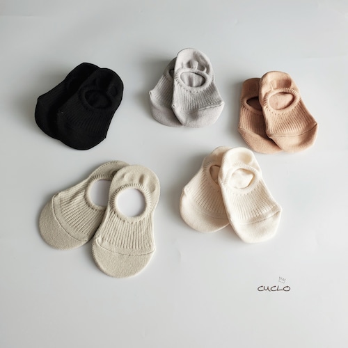 【即納】perfume ankle rib socks 5pcs set〔パフュームアンクルリブソックス / 5足セット〕　tentowoo