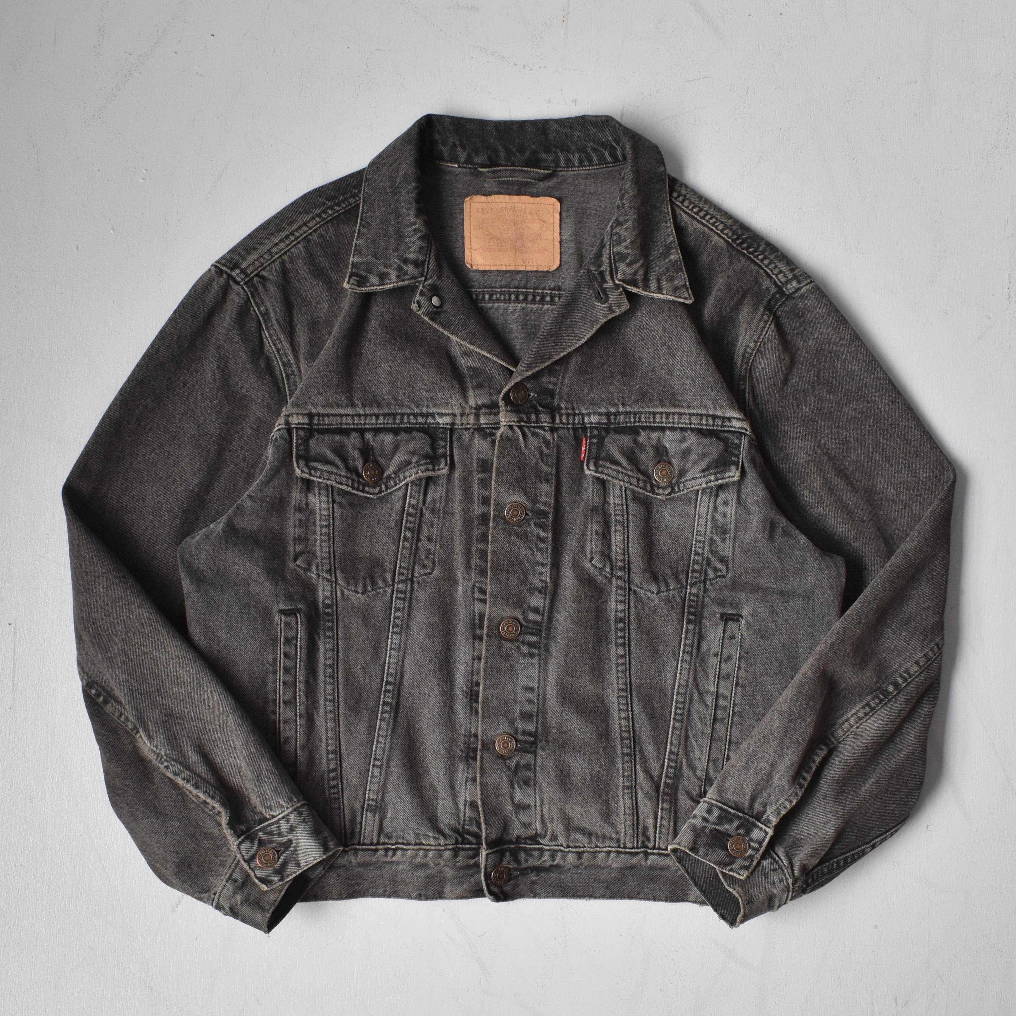 00's Levi's 70507-0260 Black Denim Jacket 90年代 リーバイス