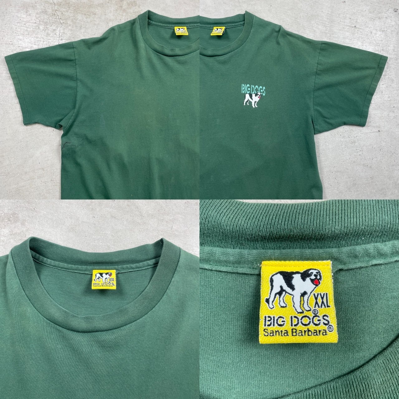 90年代 USA製 BIG DOGS ビッグドッグス アニマル プリントTシャツ 