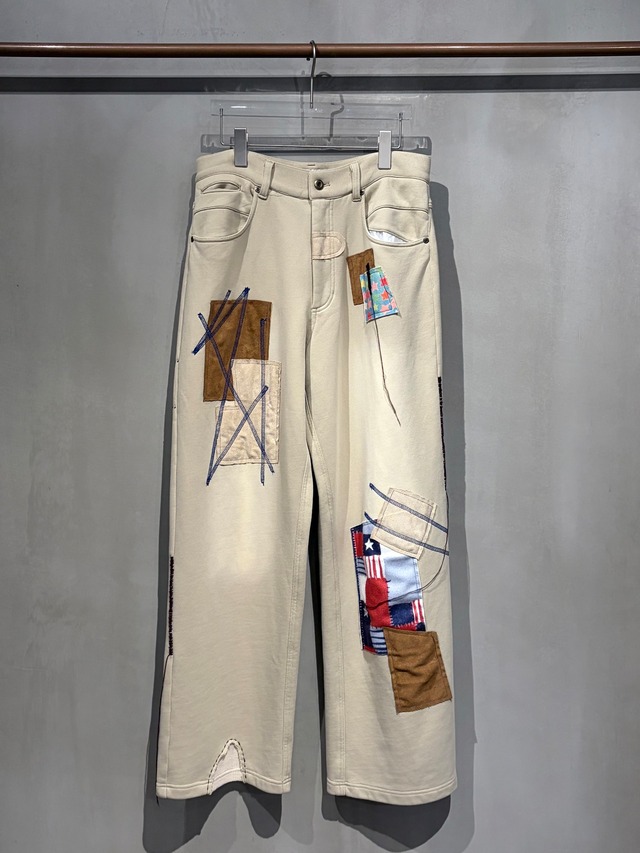 PLATEAU STUDIO【Patch sweat pants】