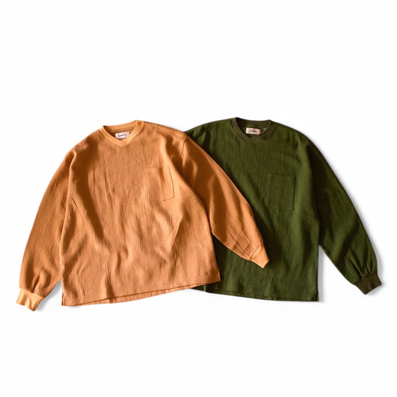 トップス PWA SHAVED KANOKO BD V-NECK GRAPE PWA / SHAVED KANOKO BD V-NECK GRAPE | THE NEWAGE CLUB