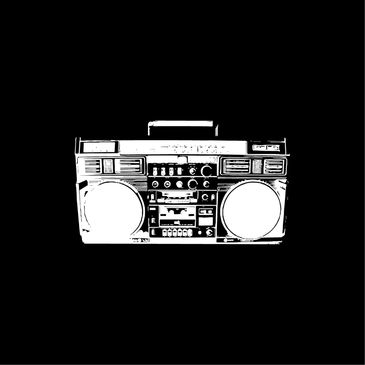 iv Classic MixTape T-Shirt / BLACK