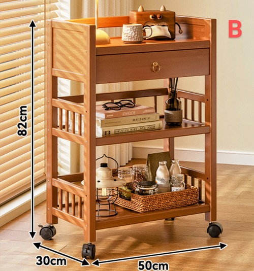 ラック キャスター付き 多機能ワゴン 収納棚 キッチンワゴン スリムトロリー フロアラック 省スペース スナック収納 キャビネット 多層ラック モバイル収納
